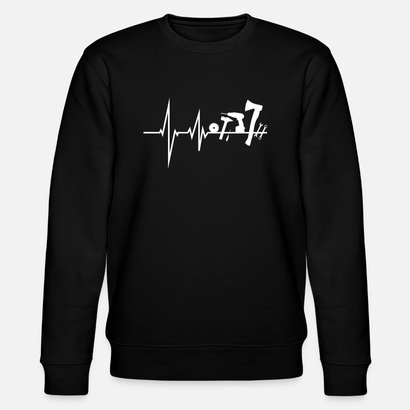 Heimwerker Geschenkidee Handwerker - Stanley/Stella Unisex Bio-Sweatshirt CHANGER - Schwarz