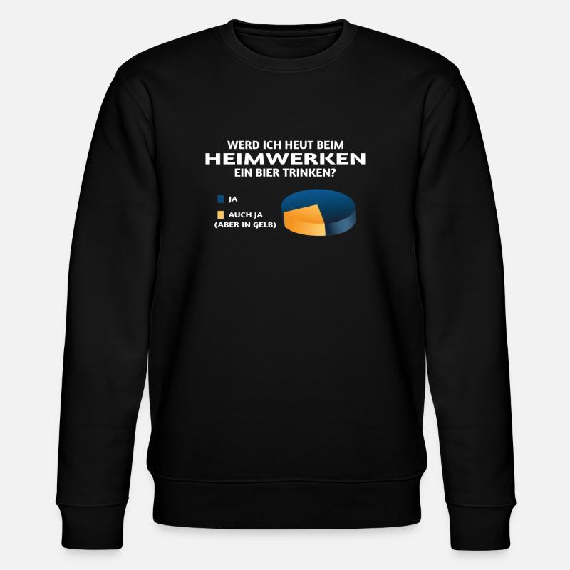 Heimwerker Geschenkidee Handwerker - Stanley/Stella Unisex Bio-Sweatshirt CHANGER  - Schwarz