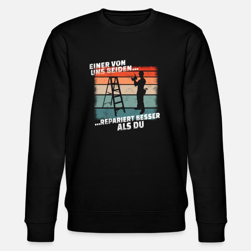 Artisans d’idées cadeaux DIY - Sweat bio CHANGER Stanley/Stella Unisexe - noir