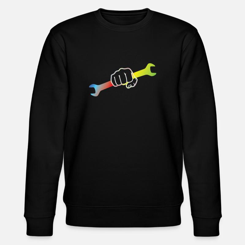 Heimwerker Geschenkidee Handwerker - Stanley/Stella Unisex Bio-Sweatshirt CHANGER  - Schwarz