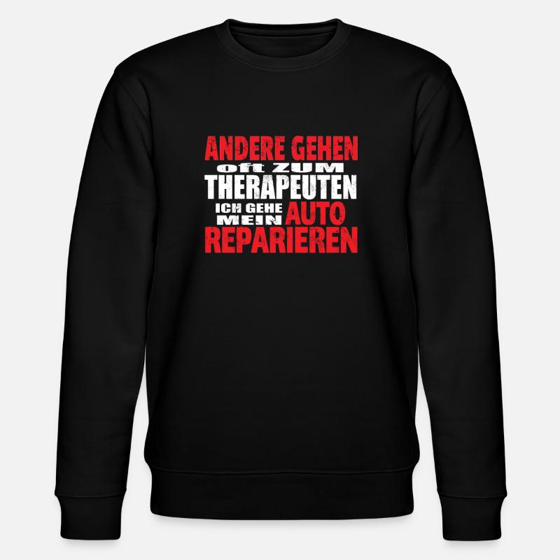 Heimwerker Geschenkidee Handwerker - Stanley/Stella Unisex Bio-Sweatshirt CHANGER  - Schwarz