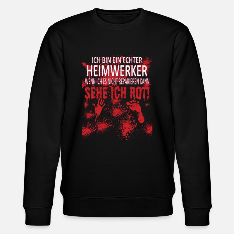 Heimwerker Geschenkidee Handwerker - Stanley/Stella Unisex Bio-Sweatshirt CHANGER  - Schwarz