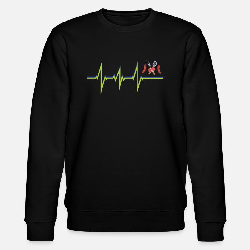 Barbecuing and Camper Gift Idea - Stanley/Stella CHANGER Unisex Organic Sweatshirt - black