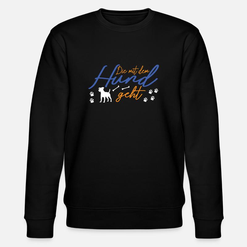 Hundezubehör Terrier Hundebesitzer - Stanley/Stella Unisex Bio-Sweatshirt CHANGER  - Schwarz