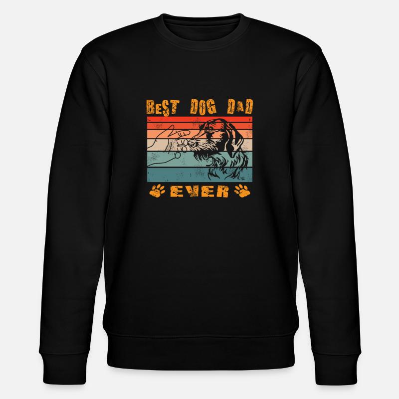 Dogs German Wirehaired Dog Owners - Stanley/Stella CHANGER Unisex Organic Sweatshirt - black