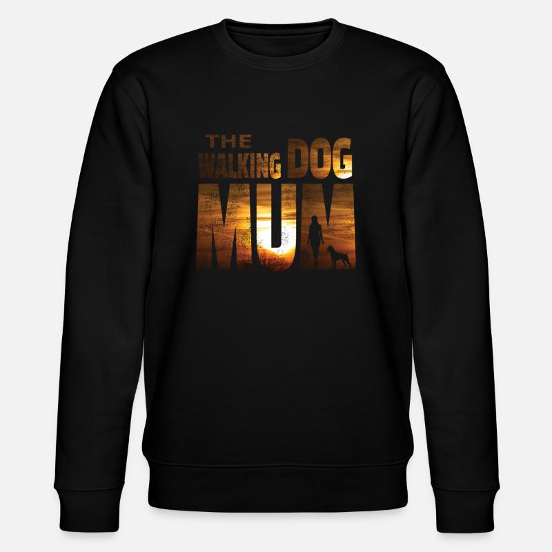 Hund Boxer Hundebesitzer Geschenkidee - Stanley/Stella Unisex Bio-Sweatshirt CHANGER  - Schwarz