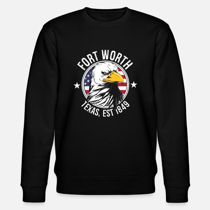 Fort Worth - Stanley/Stella Unisex Bio-Sweatshirt CHANGER  - Schwarz
