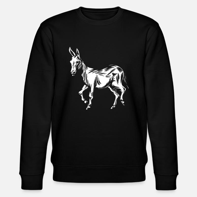 Mule d’âne - Sweat bio CHANGER Stanley/Stella Unisexe - noir