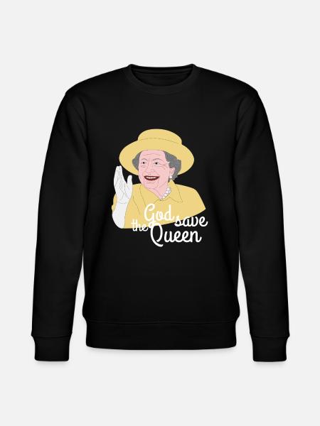 God save the Queen - Stanley/Stella CHANGER Unisex Organic Sweatshirt - black