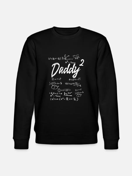 doppio papà papà alto 2 gemelli insegnante camicia - Felpa ecologica unisex CHANGER di Stanley/Stella - nero