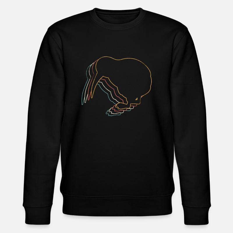 Oiseau kiwi - Sweat bio CHANGER Stanley/Stella Unisexe - noir