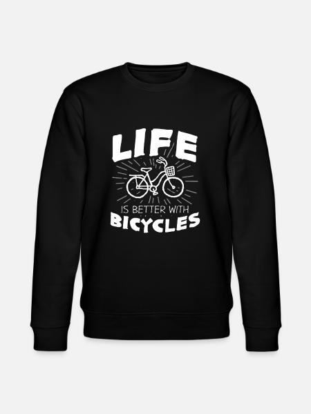 roue - Sweat bio CHANGER Stanley/Stella Unisexe - noir