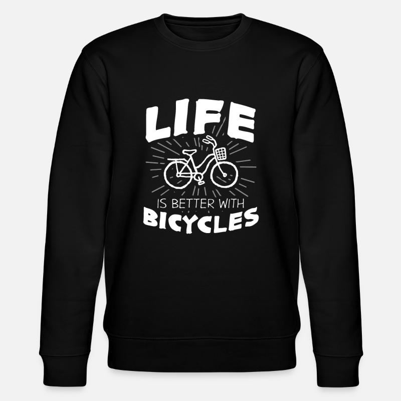 roue - Sweat bio CHANGER Stanley/Stella Unisexe - noir