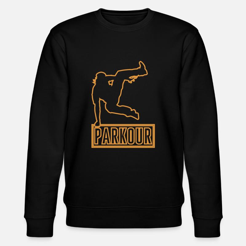 Parkour - Stanley/Stella Unisex Bio-Sweatshirt CHANGER  - Schwarz