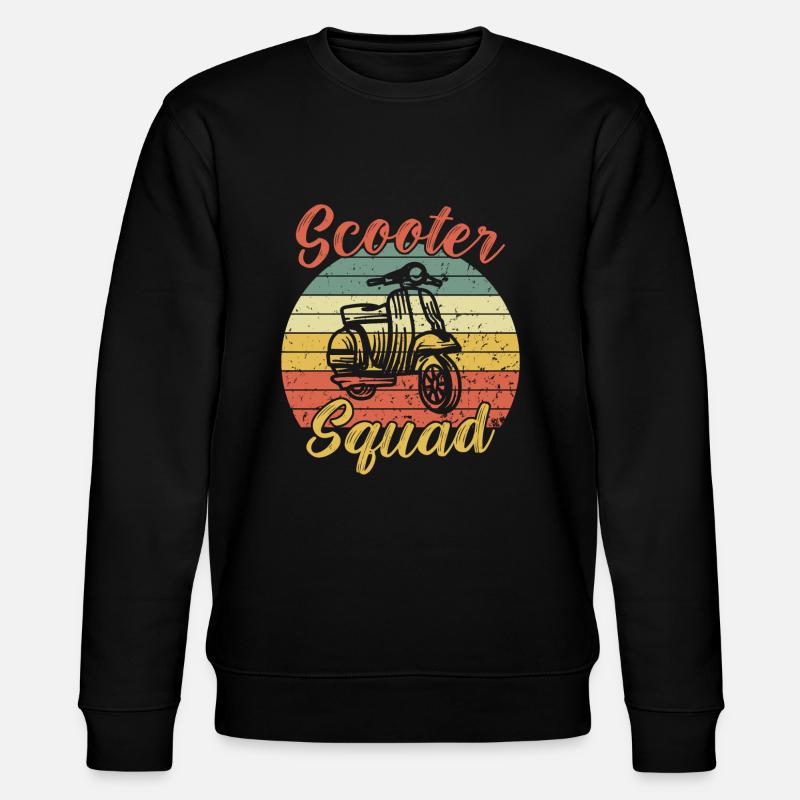 Scooter Squad / Cyclomoteur - Sweat bio CHANGER Stanley/Stella Unisexe - noir