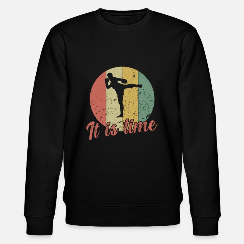 Il est temps / Kickboxing - Sweat bio CHANGER Stanley/Stella Unisexe - noir