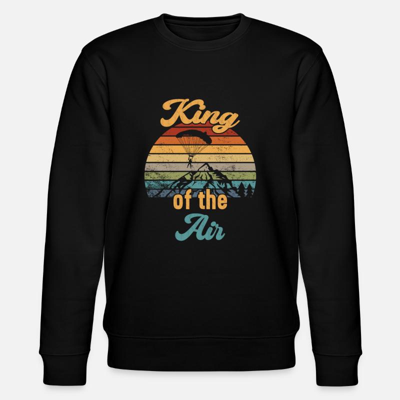 Roi de l’air / Parachutisme - Sweat bio CHANGER Stanley/Stella Unisexe - noir