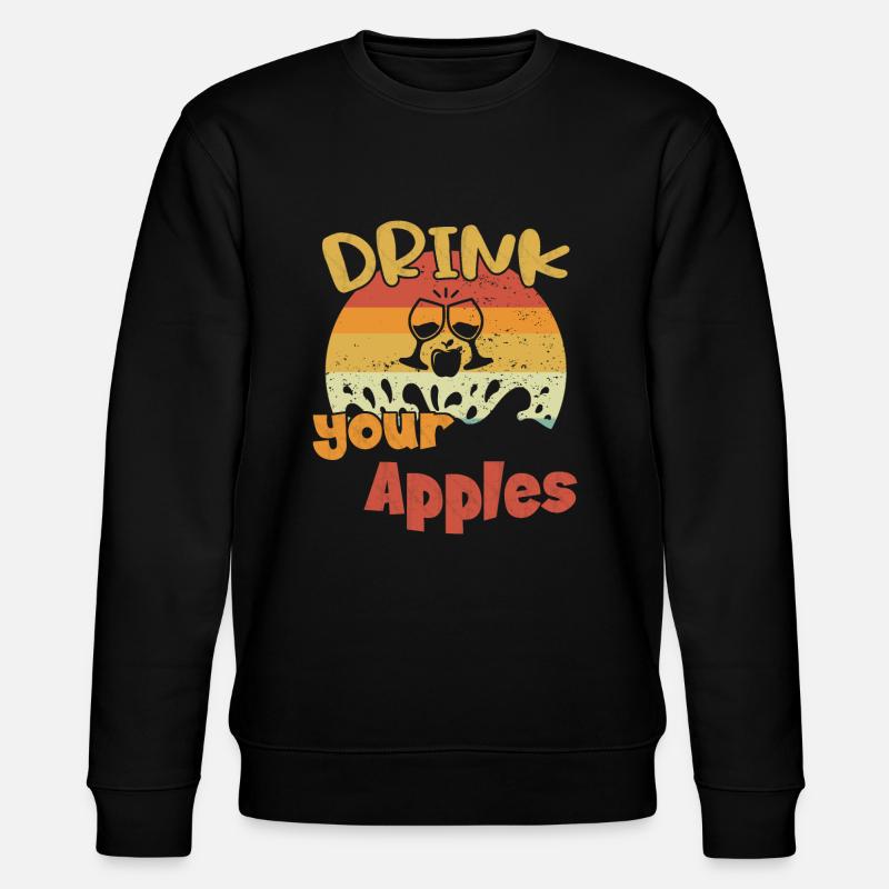 Buvez vos pommes / cidre - Sweat bio CHANGER Stanley/Stella Unisexe - noir