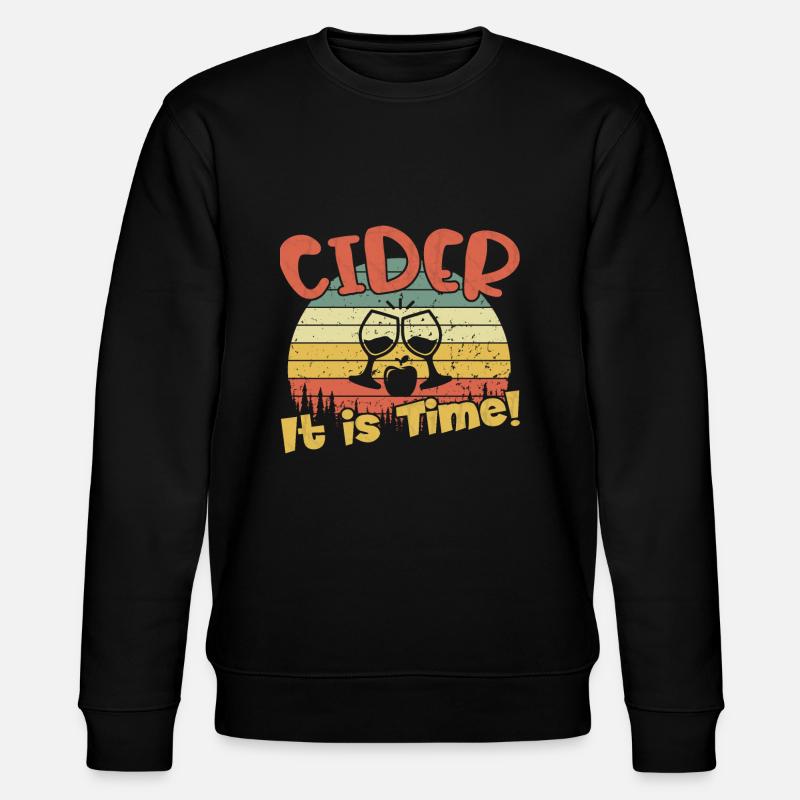 Cider - It is Time / Cider - Stanley/Stella Unisex Bio-Sweatshirt CHANGER  - Schwarz