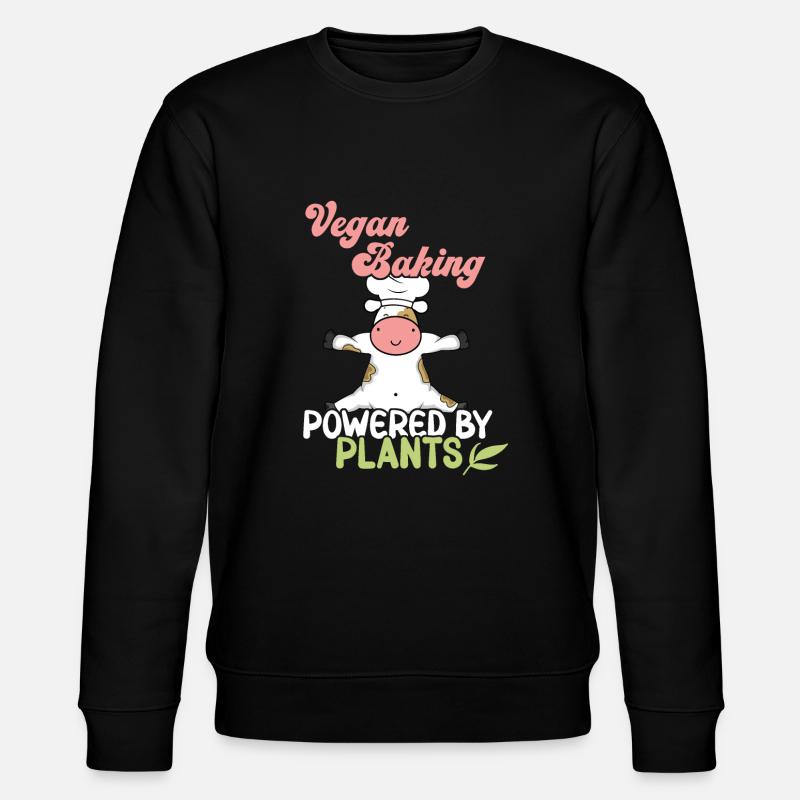Powered by Plants - Stanley/Stella Unisex Bio-Sweatshirt CHANGER  - Schwarz