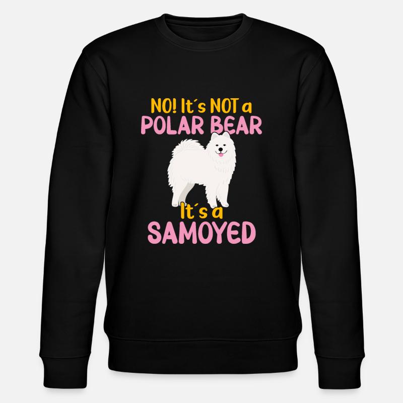 Loc Ce n’est pas un ours polaire - c’est un samoyède - Sweat bio CHANGER Stanley/Stella Unisexe - noir