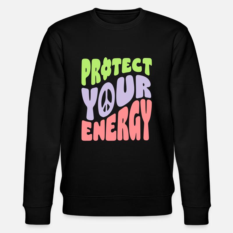 Protect Your Energy - Stanley/Stella Unisex Bio-Sweatshirt CHANGER - Schwarz