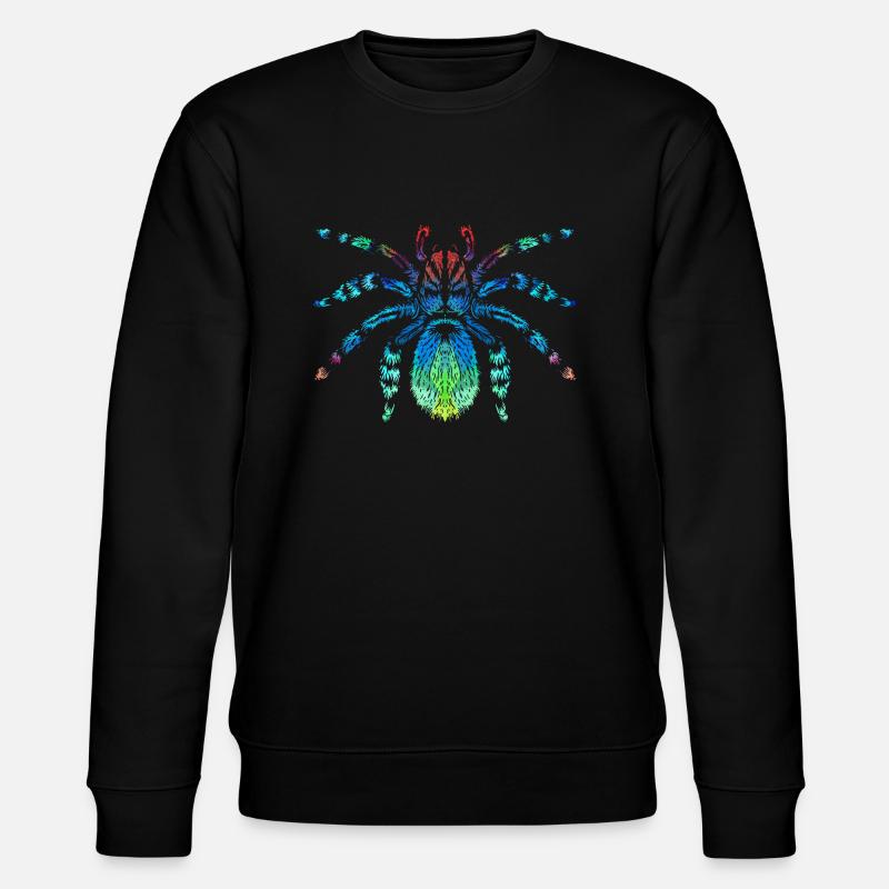 Vogelspinne - Stanley/Stella Unisex Bio-Sweatshirt CHANGER  - Schwarz