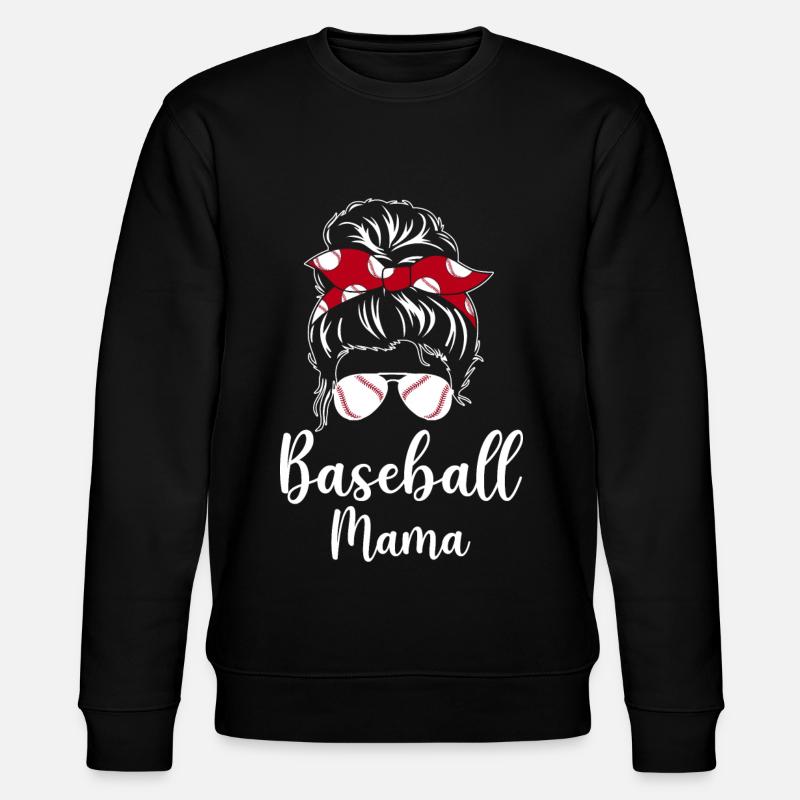 Maman de baseball - Sweat bio CHANGER Stanley/Stella Unisexe - noir