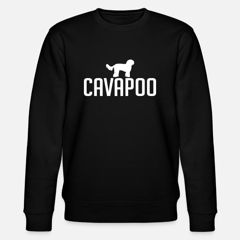 Cavapoo Dog breeds Dogs Wilsigns - Stanley/Stella CHANGER Unisex Organic Sweatshirt - black