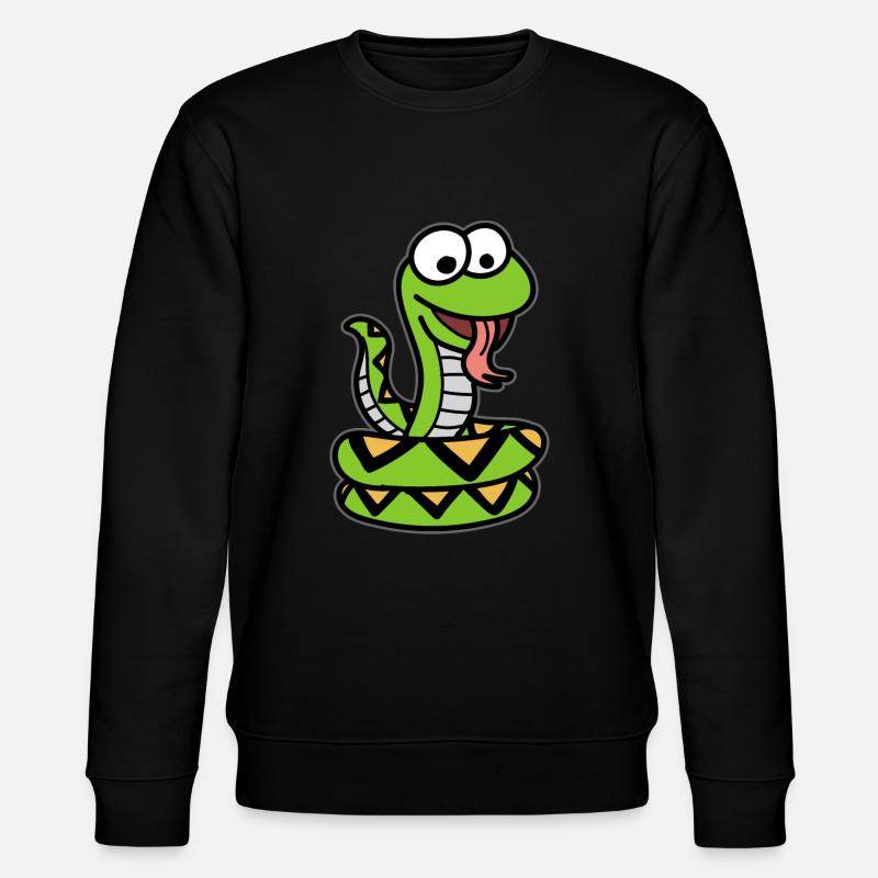 Bébé serpent - Sweat bio CHANGER Stanley/Stella Unisexe - noir