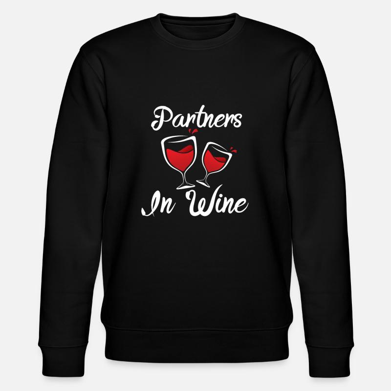Wein - Stanley/Stella Unisex Bio-Sweatshirt CHANGER - Schwarz