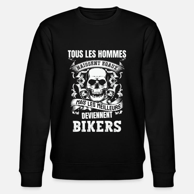 les meilleurs deviennent bikers - Sweat bio CHANGER Stanley/Stella Unisexe - noir