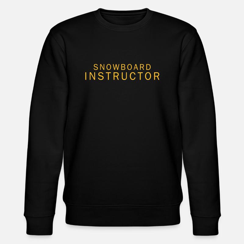 SNOWBOARD INSTRUCTOR - Sweat bio CHANGER Stanley/Stella Unisexe - noir