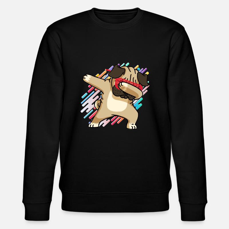 hund - Stanley/Stella Unisex Bio-Sweatshirt CHANGER  - Schwarz