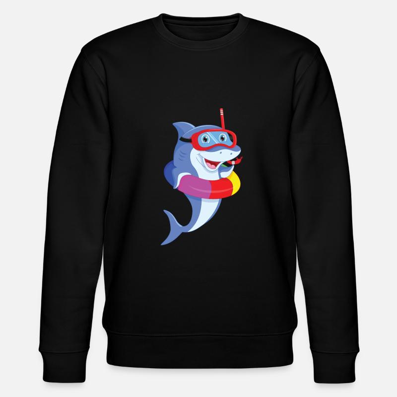 Les requins Plongent - Sweat bio CHANGER Stanley/Stella Unisexe - noir