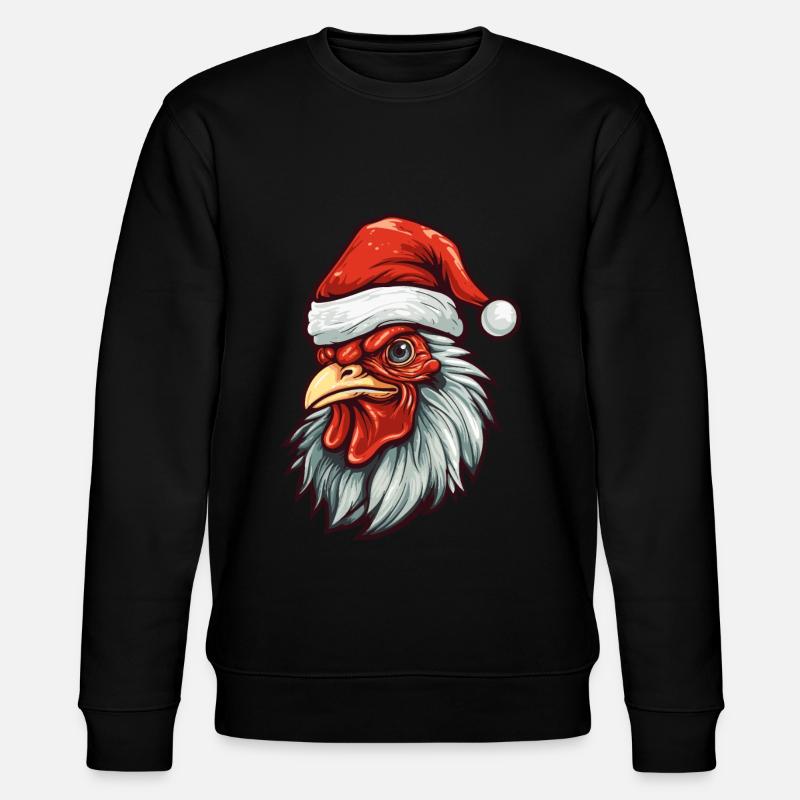 Noël tête de coq - Sweat bio CHANGER Stanley/Stella Unisexe - noir