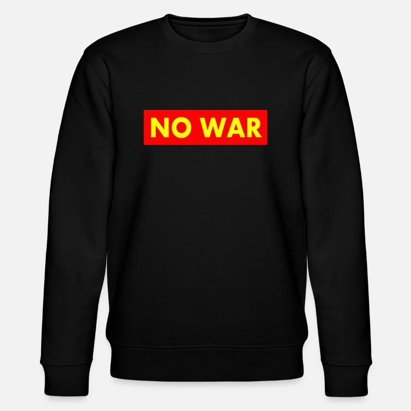 No war - Stanley/Stella Unisex Bio-Sweatshirt CHANGER  - Schwarz