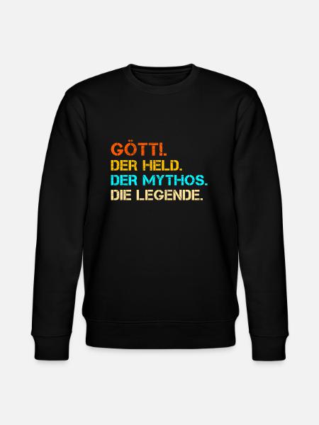 Götti - Stanley/Stella Unisex Bio-Sweatshirt CHANGER - Schwarz