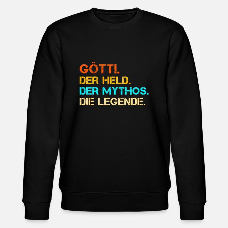 Götti - Sweat bio CHANGER Stanley/Stella Unisexe - noir