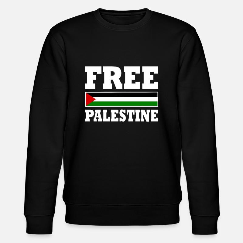 Free palestine - Sweat bio CHANGER Stanley/Stella Unisexe - noir