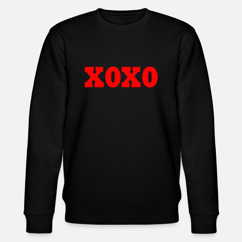 Xoxo - Stanley/Stella Unisex Bio-Sweatshirt CHANGER  - Schwarz