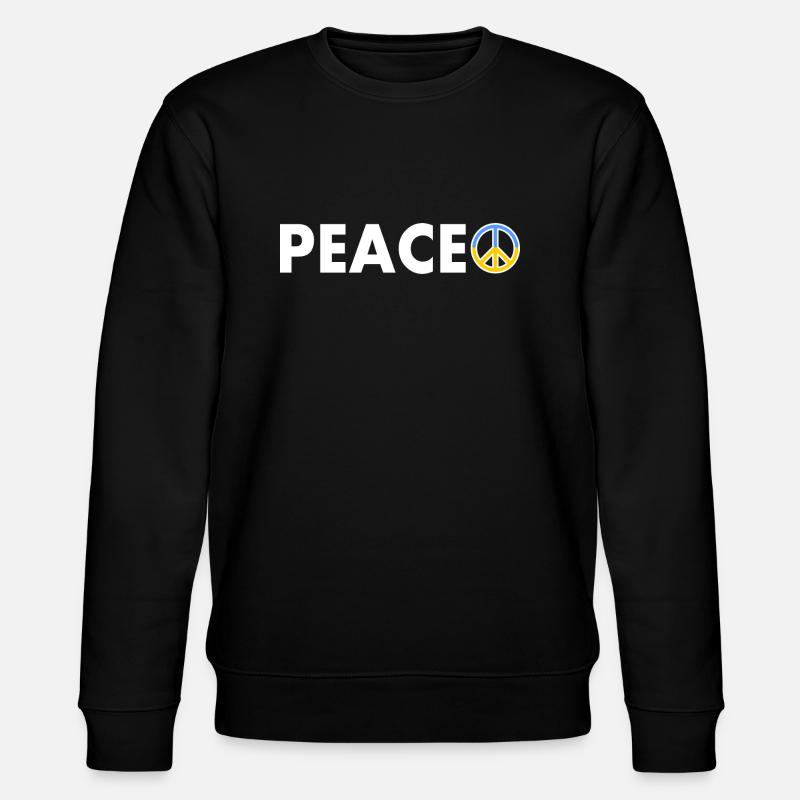 peace - Stanley/Stella CHANGER Unisex Organic Sweatshirt - black