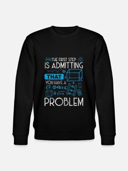 Problems, sayings, sarcasm - Stanley/Stella CHANGER Unisex Organic Sweatshirt - black