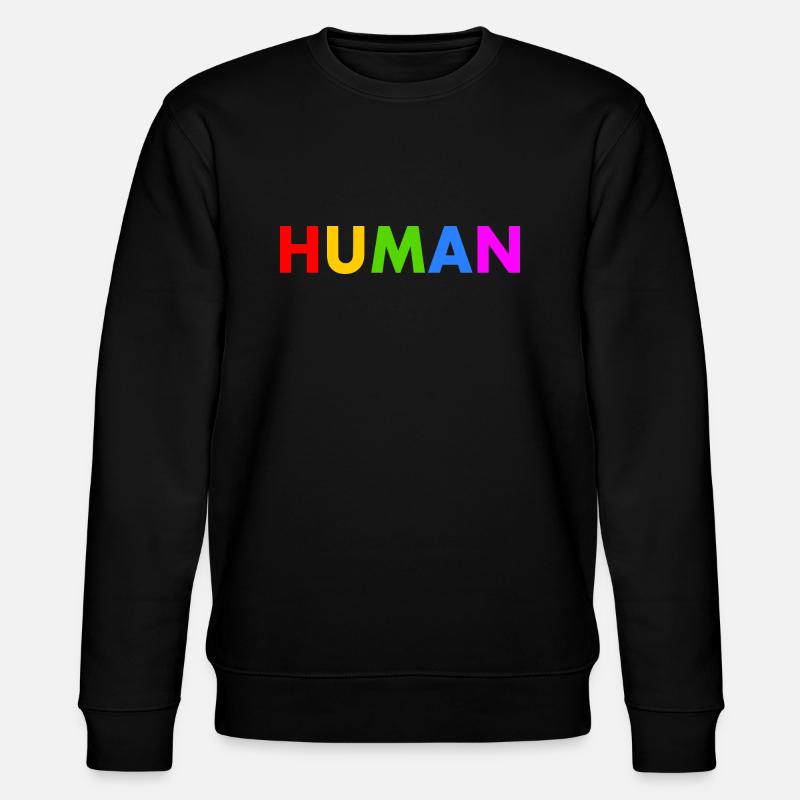 Human - Stanley/Stella Unisex Bio-Sweatshirt CHANGER  - Schwarz