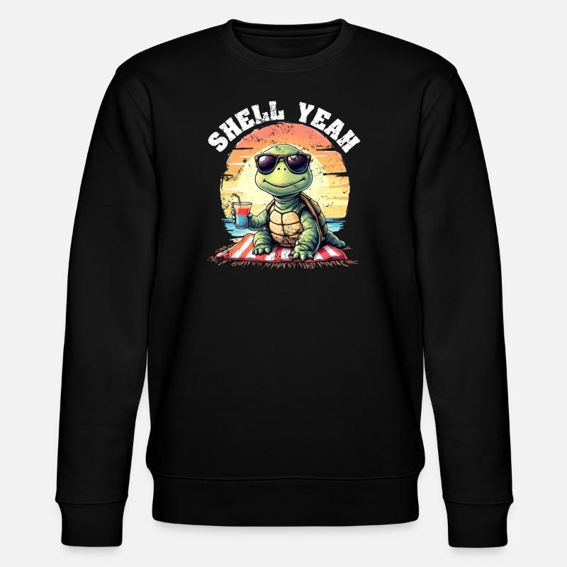 MUSCHEL YEAH! - Stanley/Stella Unisex Bio-Sweatshirt CHANGER  - Schwarz