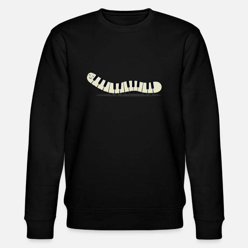 Piano Caterpillar - Funny - Sweat bio CHANGER Stanley/Stella Unisexe - noir
