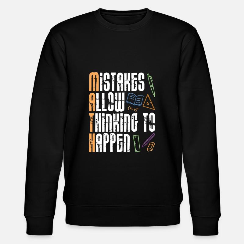 Formule d'étude mathématique - Sweat bio CHANGER Stanley/Stella Unisexe - noir