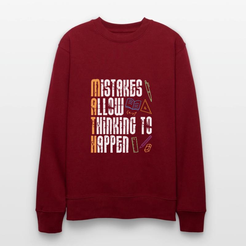 Math school mathematics study formula gift Stanley/Stella CHANGER Unisex Organic Sweatshirt