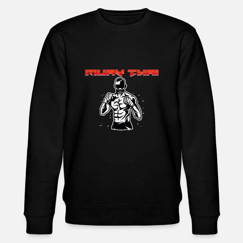 Muay Thai - Stanley/Stella Unisex Bio-Sweatshirt CHANGER  - Schwarz
