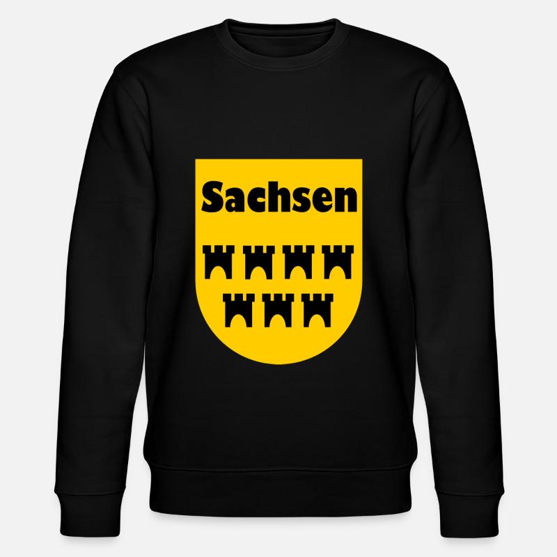 Die Siebenbürger Sachsen - Stanley/Stella Unisex Bio-Sweatshirt CHANGER  - Schwarz